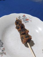 Sate daun ubi, sate daun pepaya, sate daun singkong