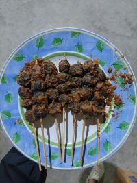 Sate Daun Ubi, Sate Daun Singkong, Sate Daun Pepaya